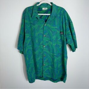 JIMMY'Z Vintage Men's Camp Button Front Shirt-Skate Surf-Cotton-Short Sleeve-XL